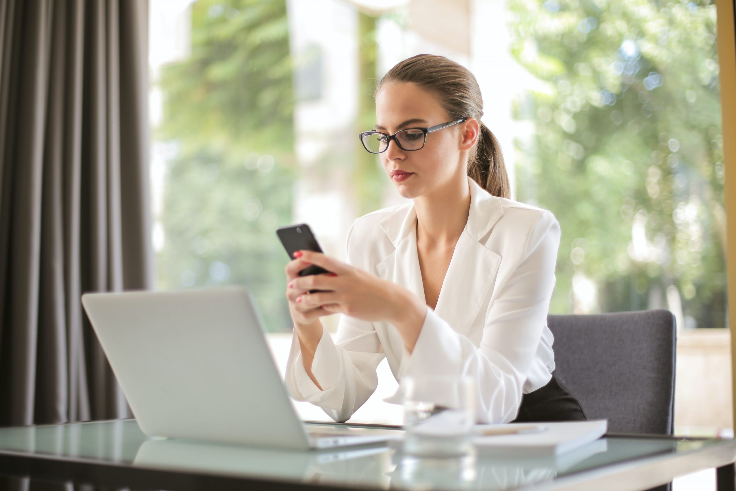 Insurance Producer Calling Leads from Home